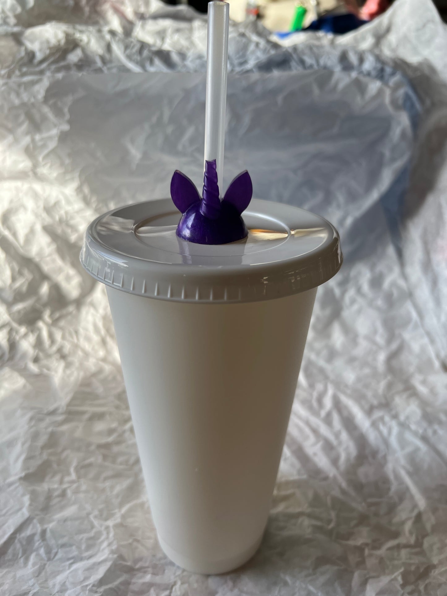 Half Unicorn Horn Straw Topper