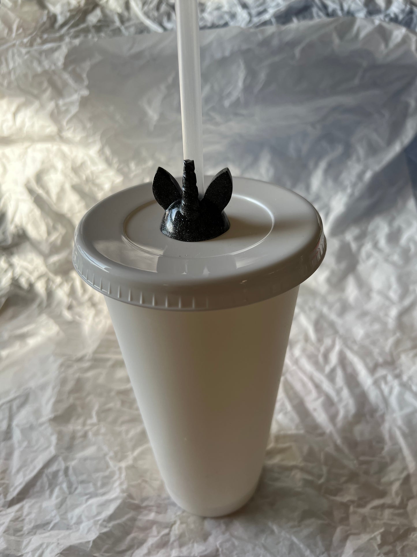 Half Unicorn Horn Straw Topper