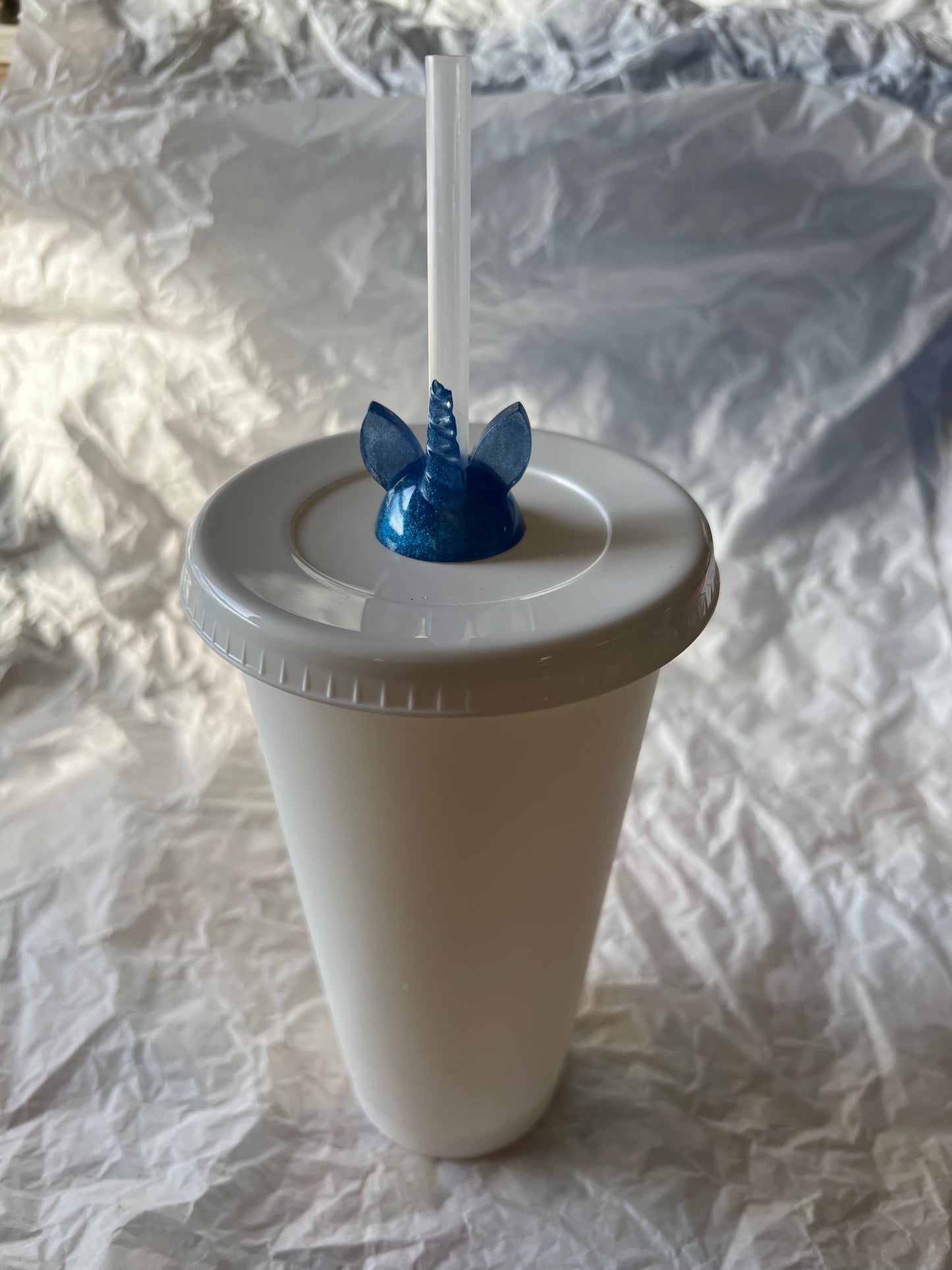 Half Unicorn Horn Straw Topper