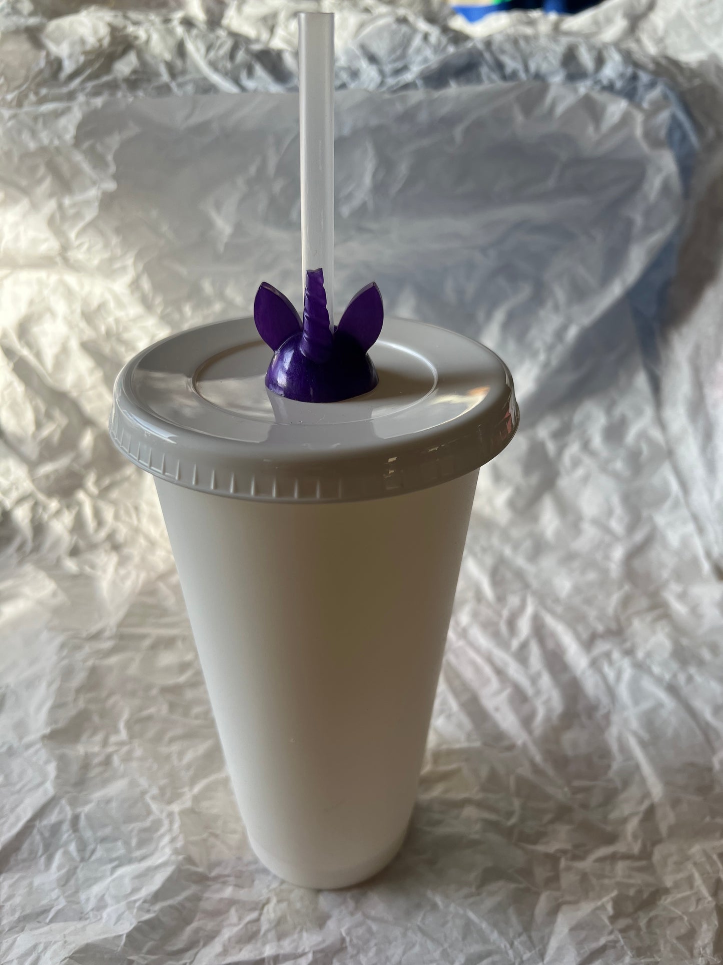 Half Unicorn Horn Straw Topper
