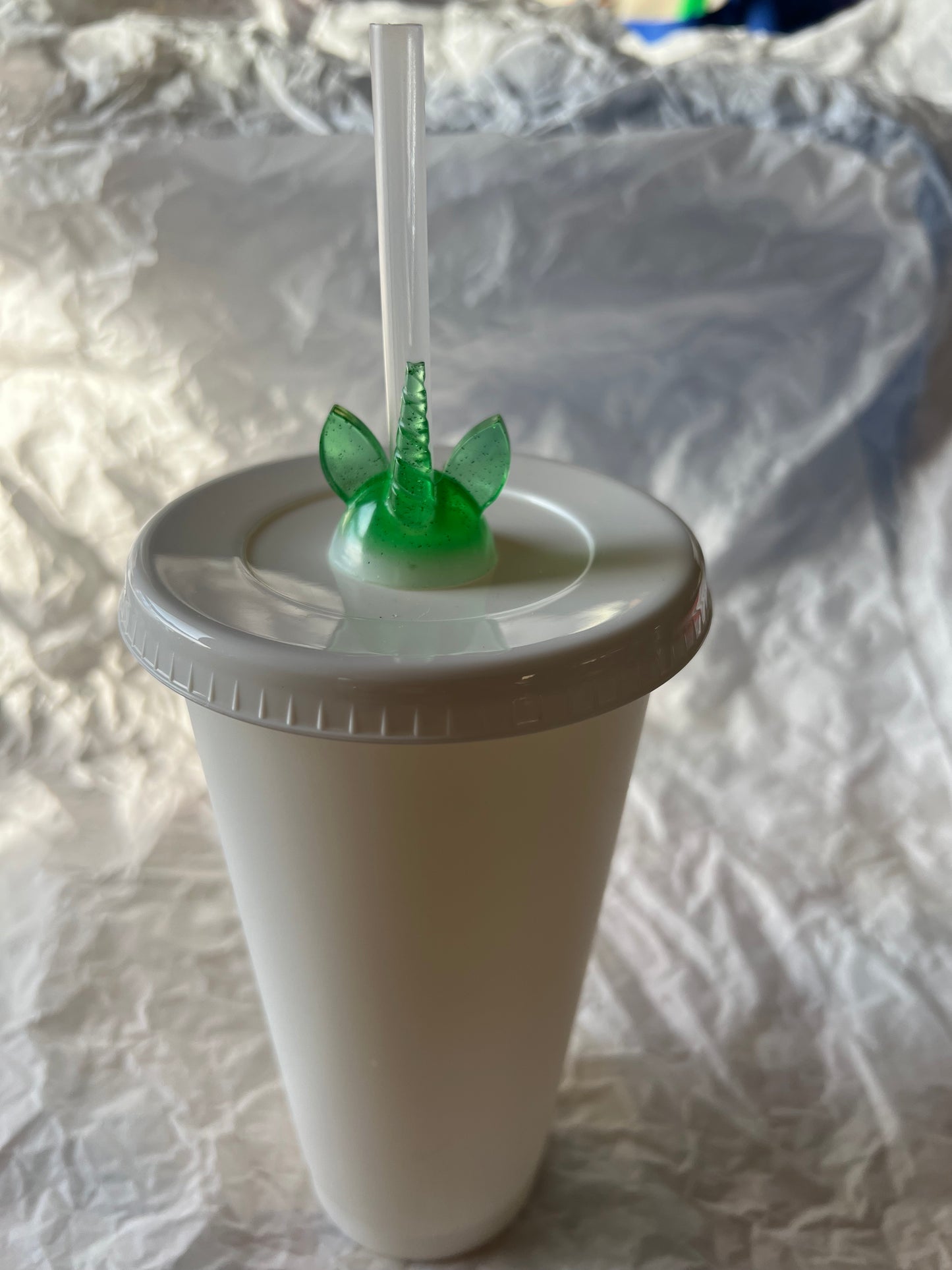 Half Unicorn Horn Straw Topper