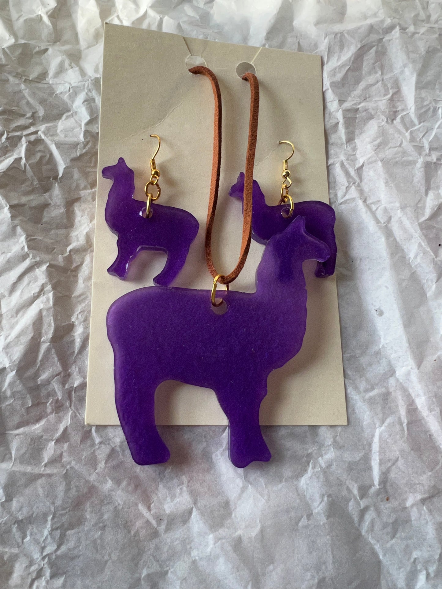 Llama Necklace Set