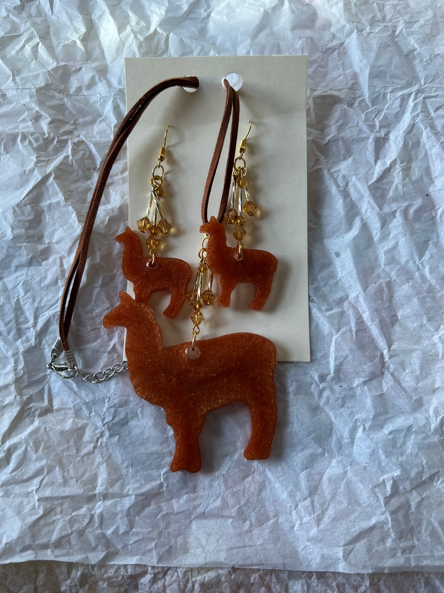 Llama Necklace Set