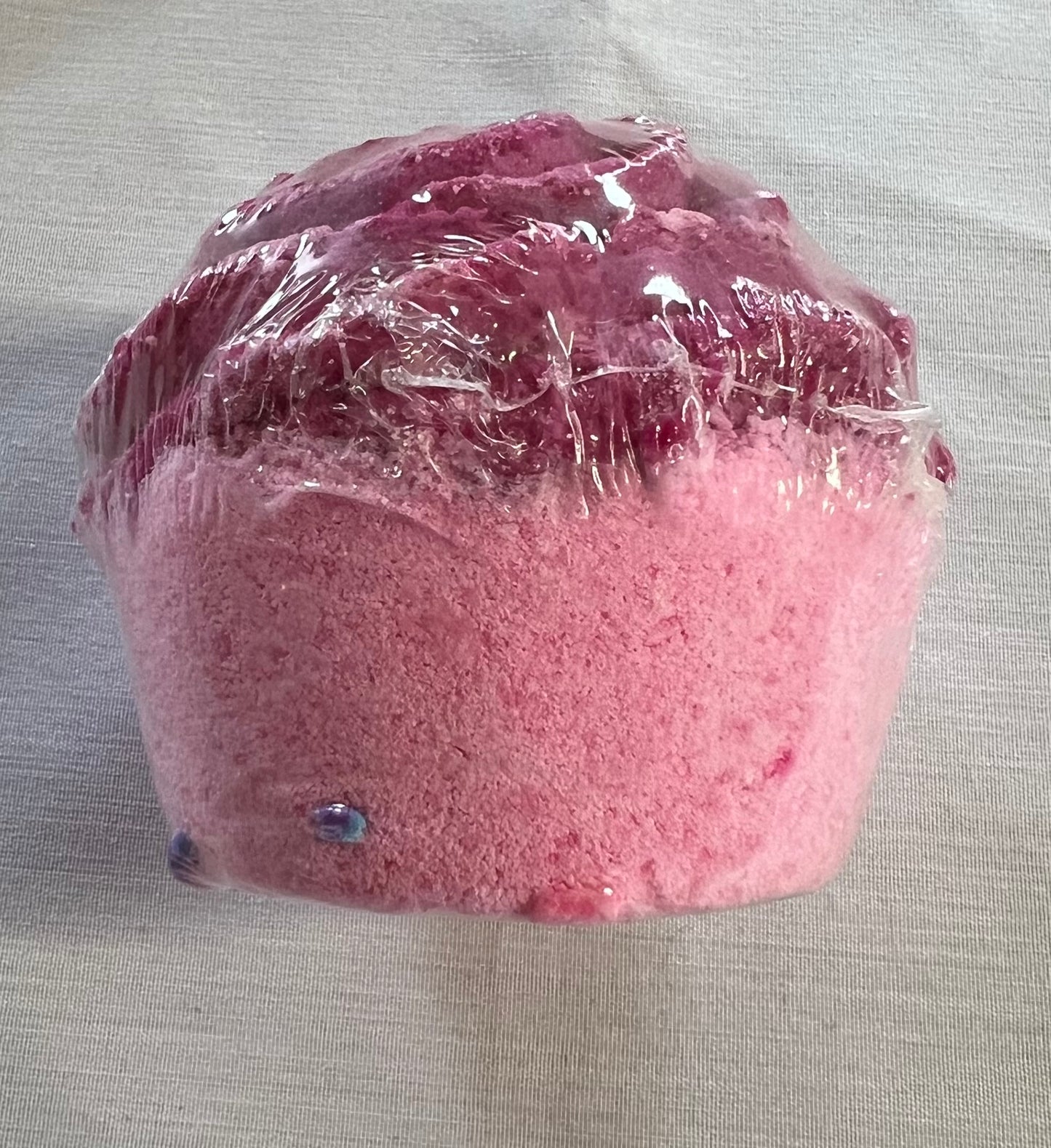 Black Raspberry and Vanilla Bath Bomb Cupcake