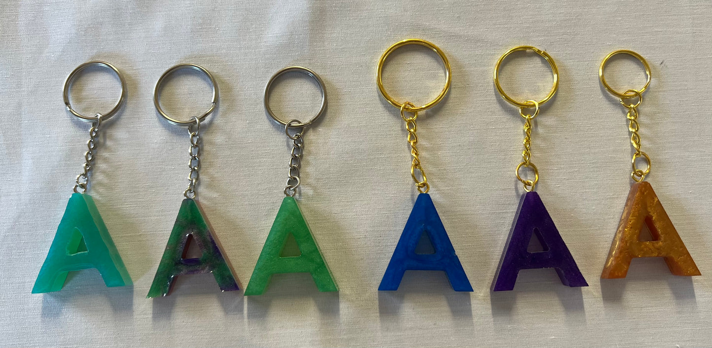 Letter A Keychains