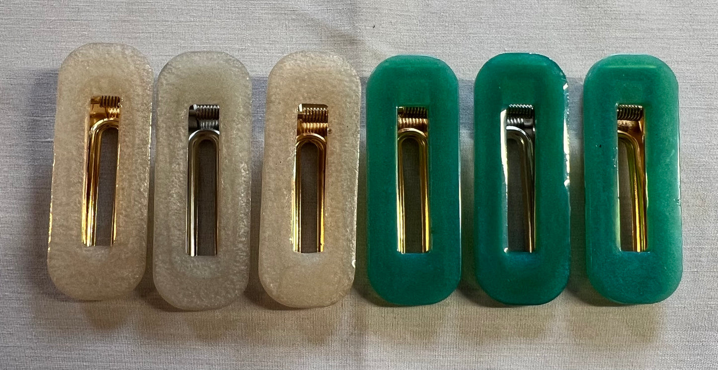 Open Rectangle Hair Clip