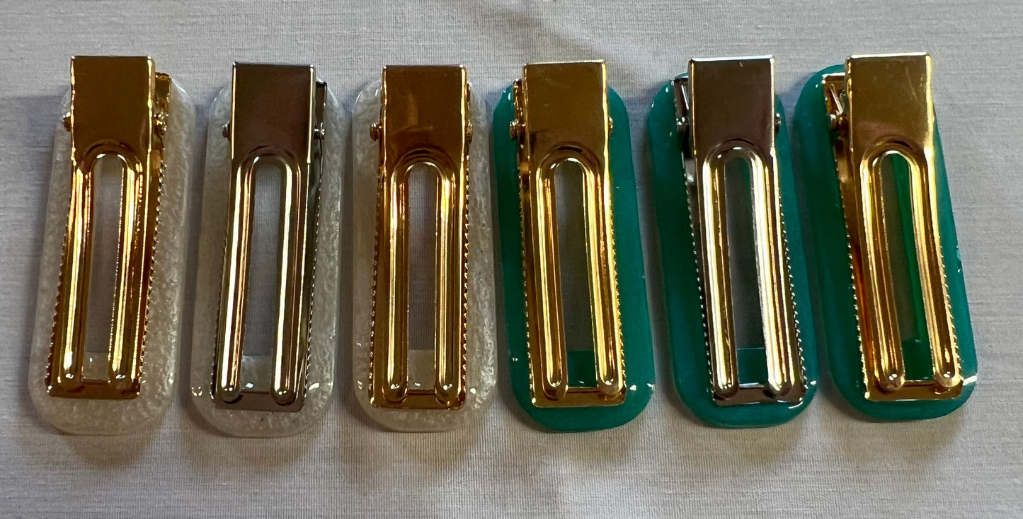 Open Rectangle Hair Clip