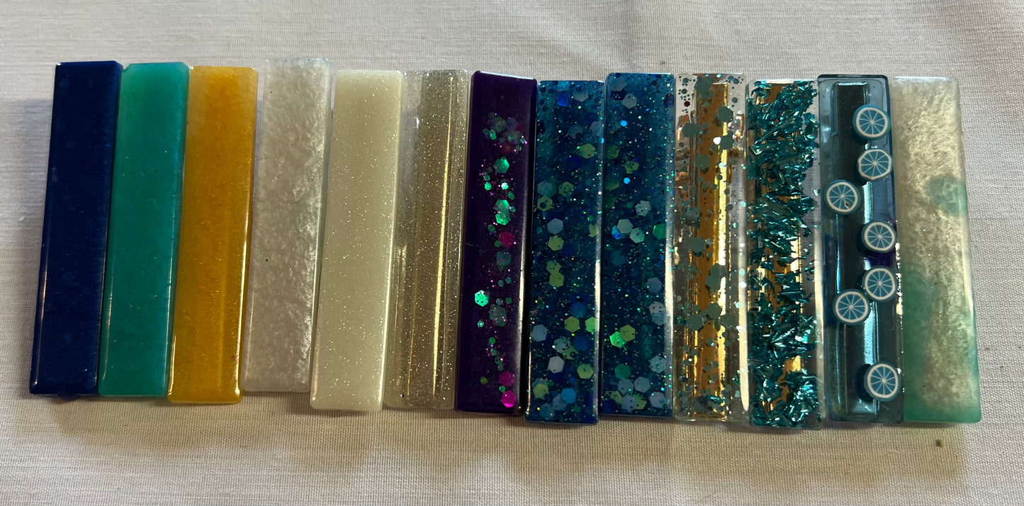 Small Rectangular Hair Clips