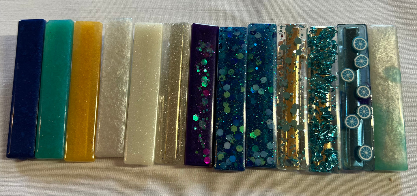 Small Rectangular Hair Clips