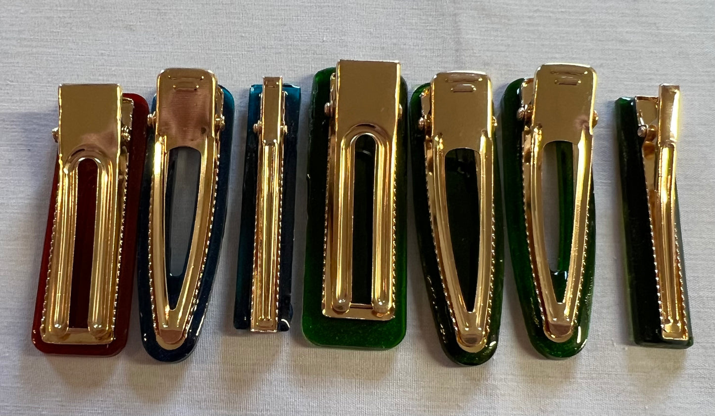 Uv Chrome Hair Clips