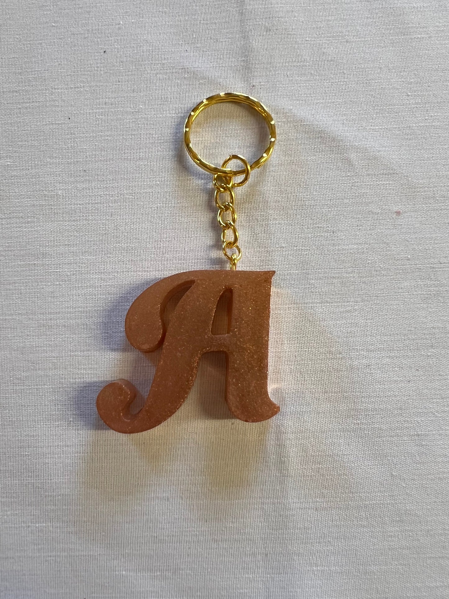 Cursive A Keychains