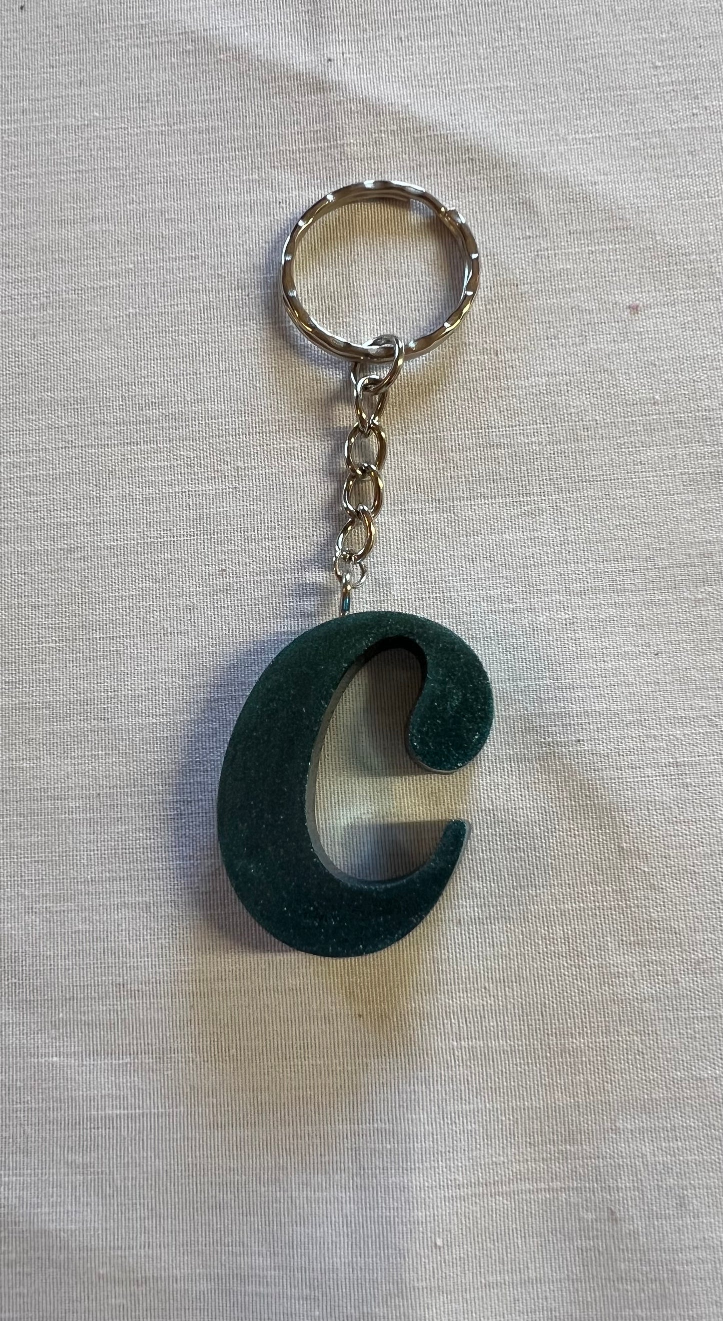 Cursive C Keychains