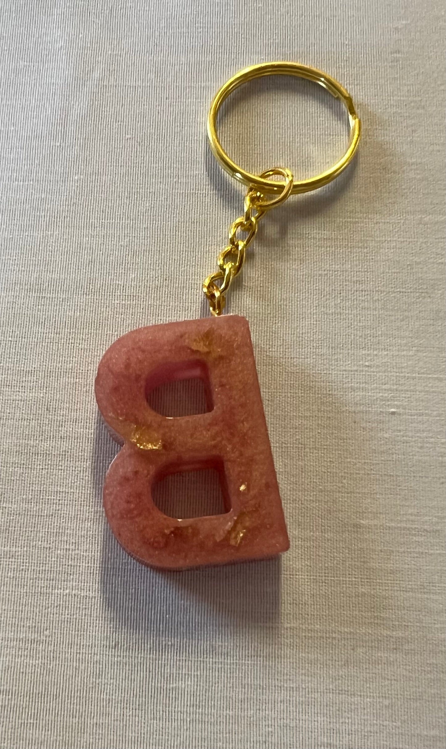 Letter B Keychain