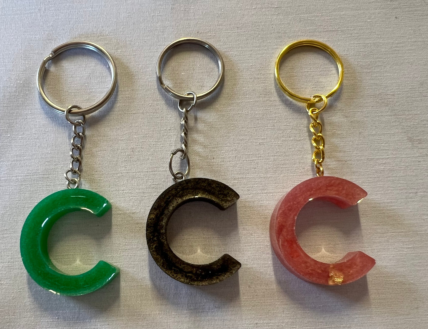 Letter C Keychain