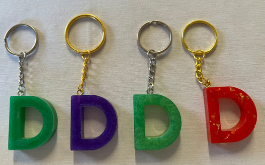 Letter D Keychains