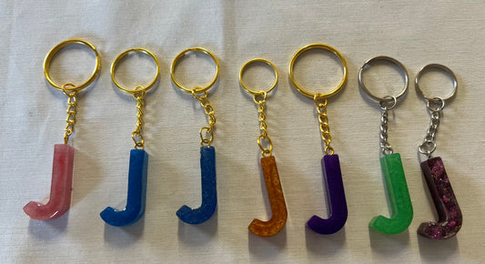 Letter J Keychains