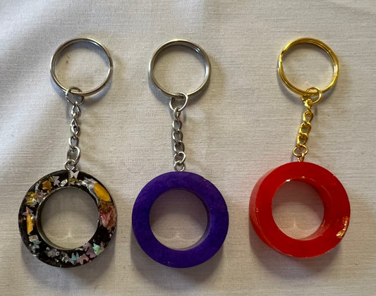 Letter O Keychains