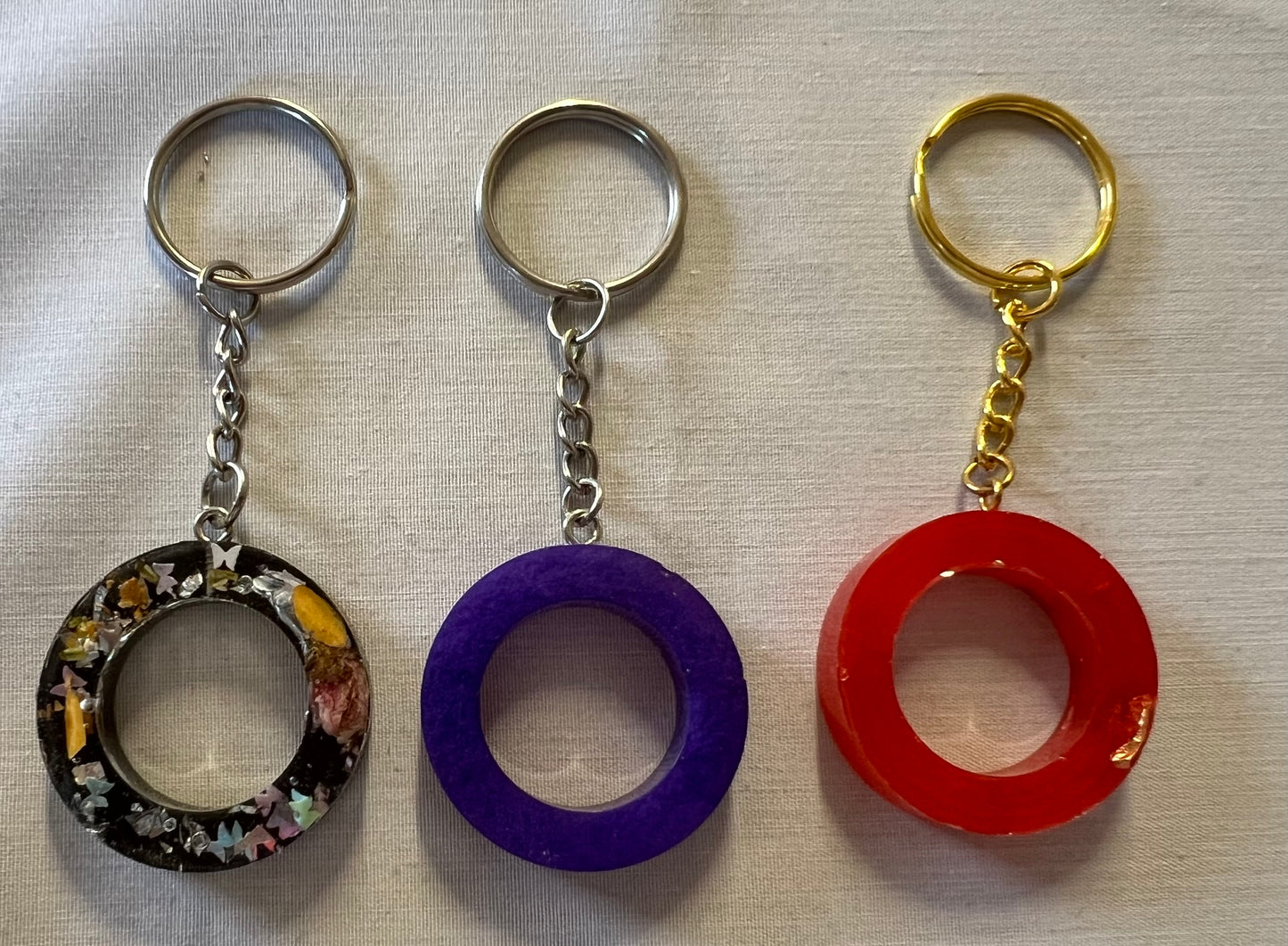 Letter O Keychains