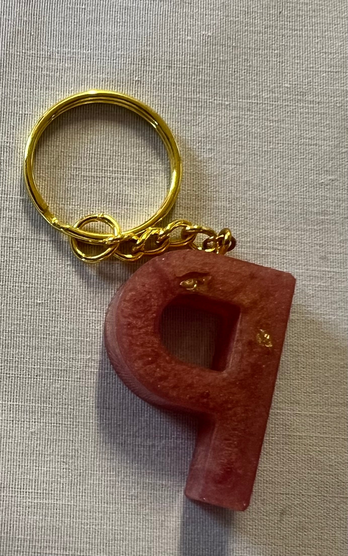 Letter P Keychains