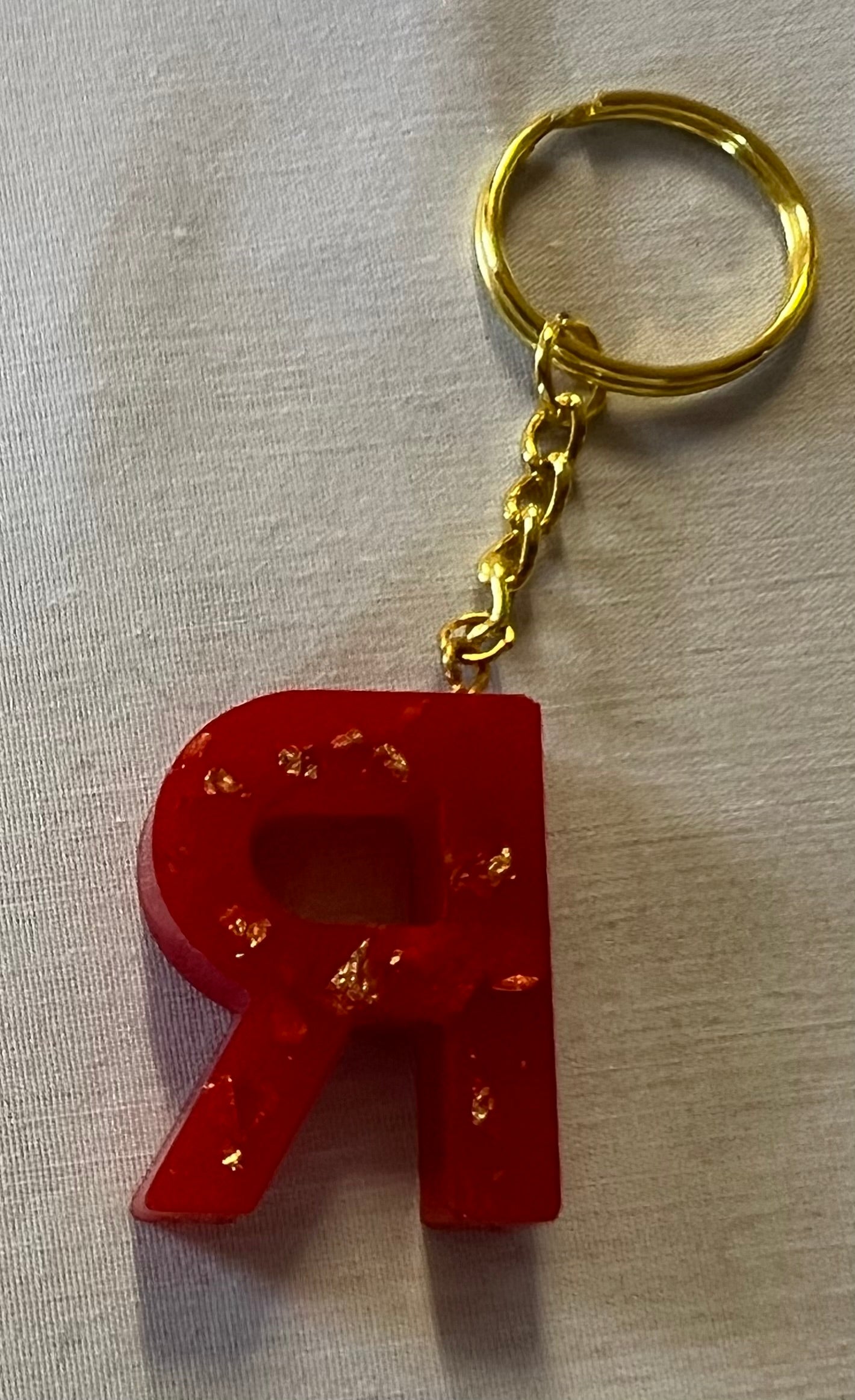 Letter R Keychains