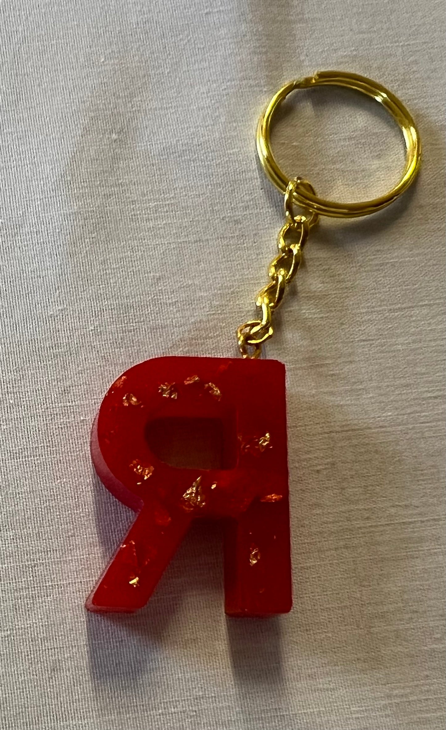 Letter R Keychains