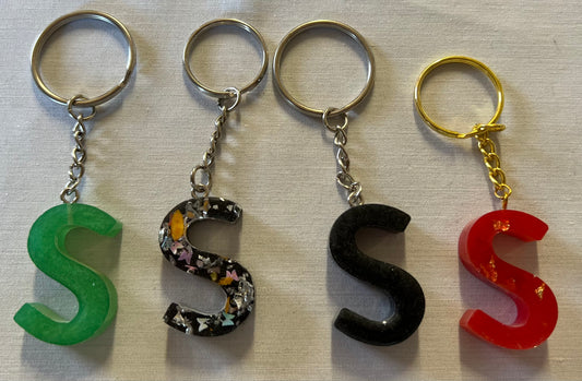 Letter S Keychains