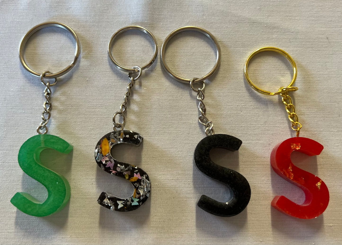 Letter S Keychains