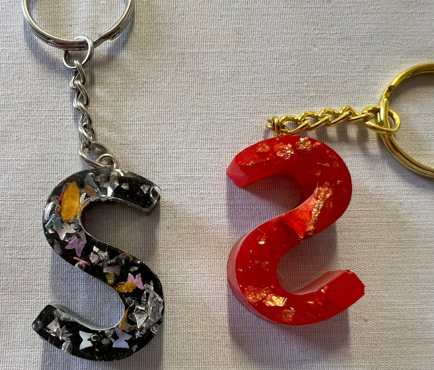 Letter S Keychains