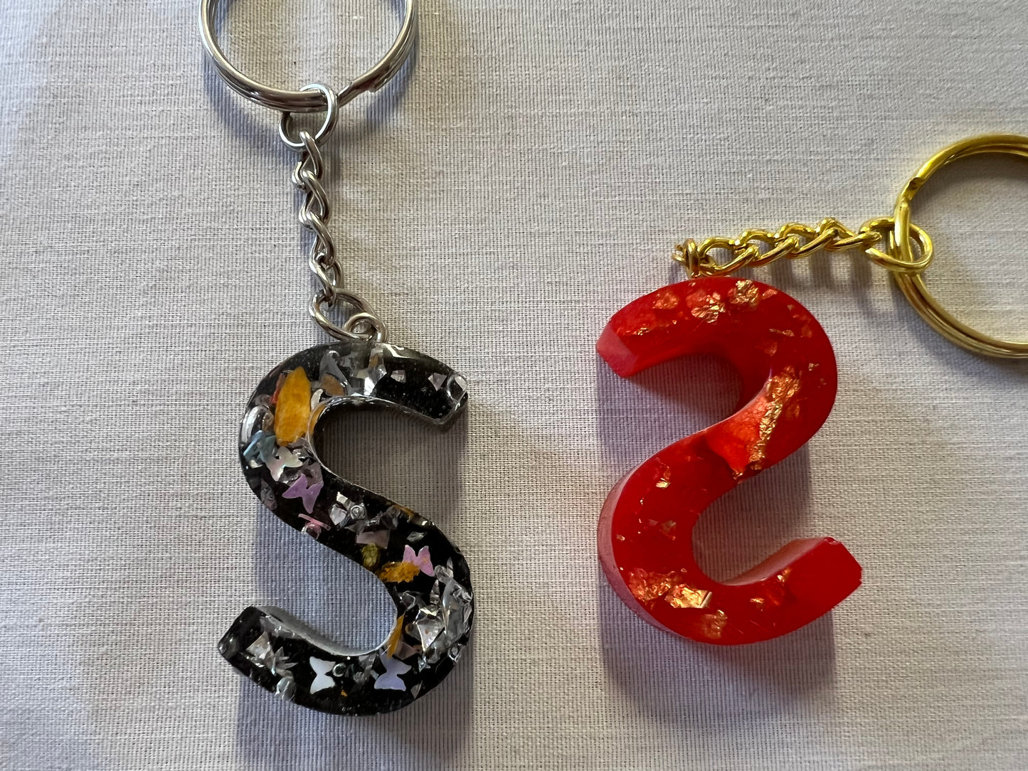 Letter S Keychains