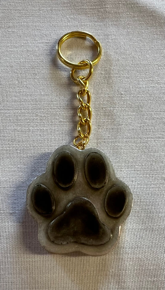 Puppy Paw Keychains