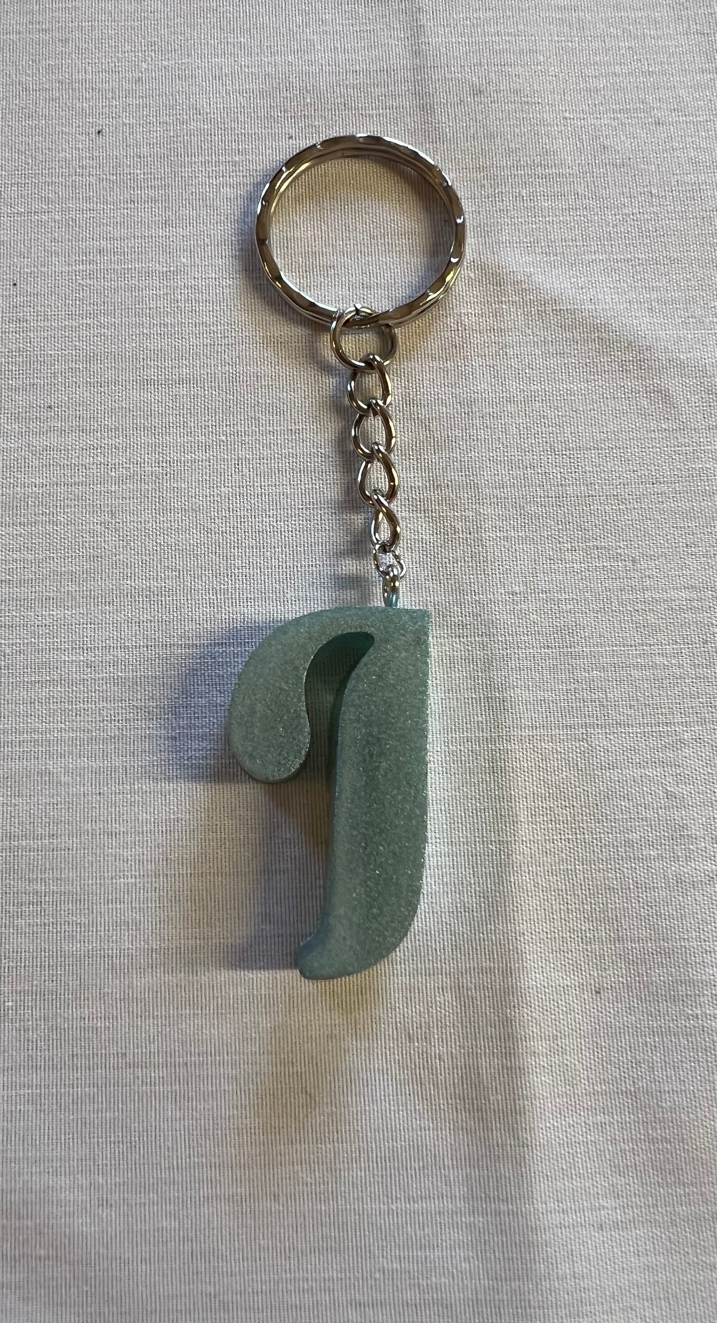 Cursive I Keychain